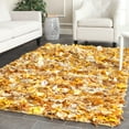 thumbnail image 1 of SAFAVIEH Rio Cassandra Confetti Polyester Shag Area Rug, Gold/Multi, 6' x 6' Square, 1 of 7