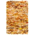 thumbnail image 1 of SAFAVIEH Rio Dallas Geometric Polyester Shag Area Rug, Gold/Multi, 6' x 9', 1 of 12