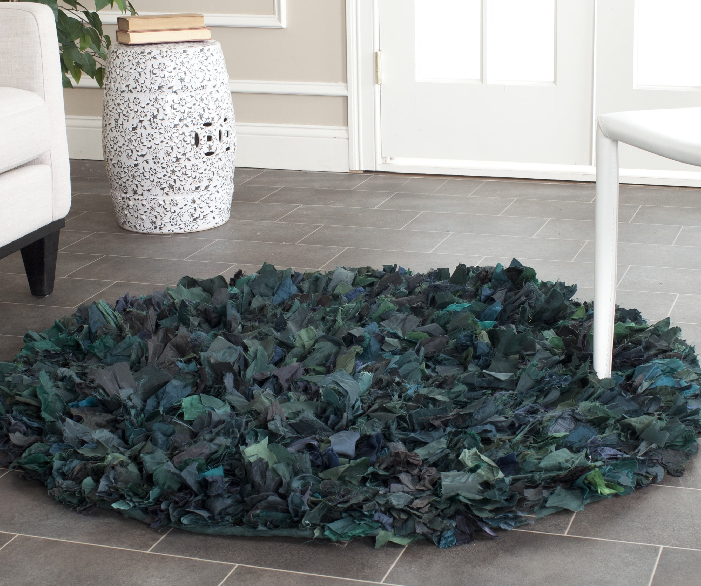 Confetti Colored Shag Rug SAFAVIEH Rio Cassandra Confetti Polyester Shag Area Rug, Green/Multi, 4 ...