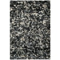 thumbnail image 1 of SAFAVIEH Rio Dallas Geometric Polyester Shag Area Rug, Dark Grey/Multi, 5' x 8', 1 of 8