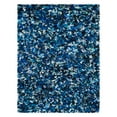 thumbnail image 1 of SAFAVIEH Rio Cassandra Confetti Polyester Shag Area Rug, Light Blue/Multi, 6' x 6' Round, 1 of 12