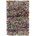 thumbnail image 1 of SAFAVIEH Rio Cassandra Confetti Polyester Shag Area Rug, Light Pink/Multi, 4' x 6', 1 of 3