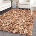 thumbnail image 1 of SAFAVIEH Rio Cassandra Confetti Polyester Shag Area Rug, Natural/Multi, 6' x 9', 1 of 7