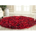 thumbnail image 1 of SAFAVIEH Rio Cassandra Confetti Polyester Shag Area Rug, Red/Multi, 6' x 6' Round, 1 of 7