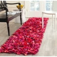 thumbnail image 1 of SAFAVIEH Rio Cassandra Confetti Polyester Shag Runner Rug, Fuchsia/Multi, 2'3" x 9', 1 of 10