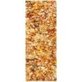 thumbnail image 1 of SAFAVIEH Rio Cassandra Confetti Polyester Shag Runner Rug, Gold/Multi, 2'3" x 9', 1 of 11
