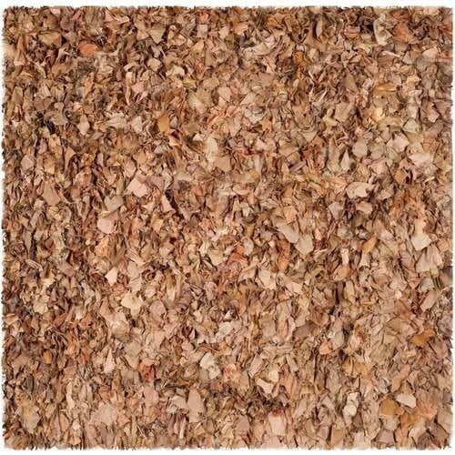 SAFAVIEH Rio Cassandra Confetti Polyester Shag Runner Rug, Natural/Multi, 2'3" x 9'
