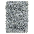 thumbnail image 1 of SAFAVIEH Rio Dallas Geometric Polyester Shag Area Rug, Light Grey, 3' x 5', 1 of 10