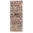 thumbnail image 1 of SAFAVIEH Rio Dallas Geometric Polyester Shag Runner Rug, Blush, 2'3" x 6', 1 of 7