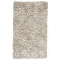 thumbnail image 1 of SAFAVIEH Rio Kynaston Solid Polyester Shag Area Rug, Beige/Ivory, 2'6" x 4', 1 of 10