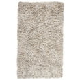 thumbnail image 1 of SAFAVIEH Rio Kynaston Solid Polyester Shag Area Rug, Beige/Ivory, 3' x 5', 1 of 4