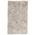 thumbnail image 1 of SAFAVIEH Rio Kynaston Solid Polyester Shag Area Rug, Beige/Ivory, 5' x 8', 1 of 5