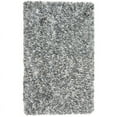 thumbnail image 1 of SAFAVIEH Rio Kynaston Solid Polyester Shag Area Rug, Grey/Ivory, 5' x 8', 1 of 5