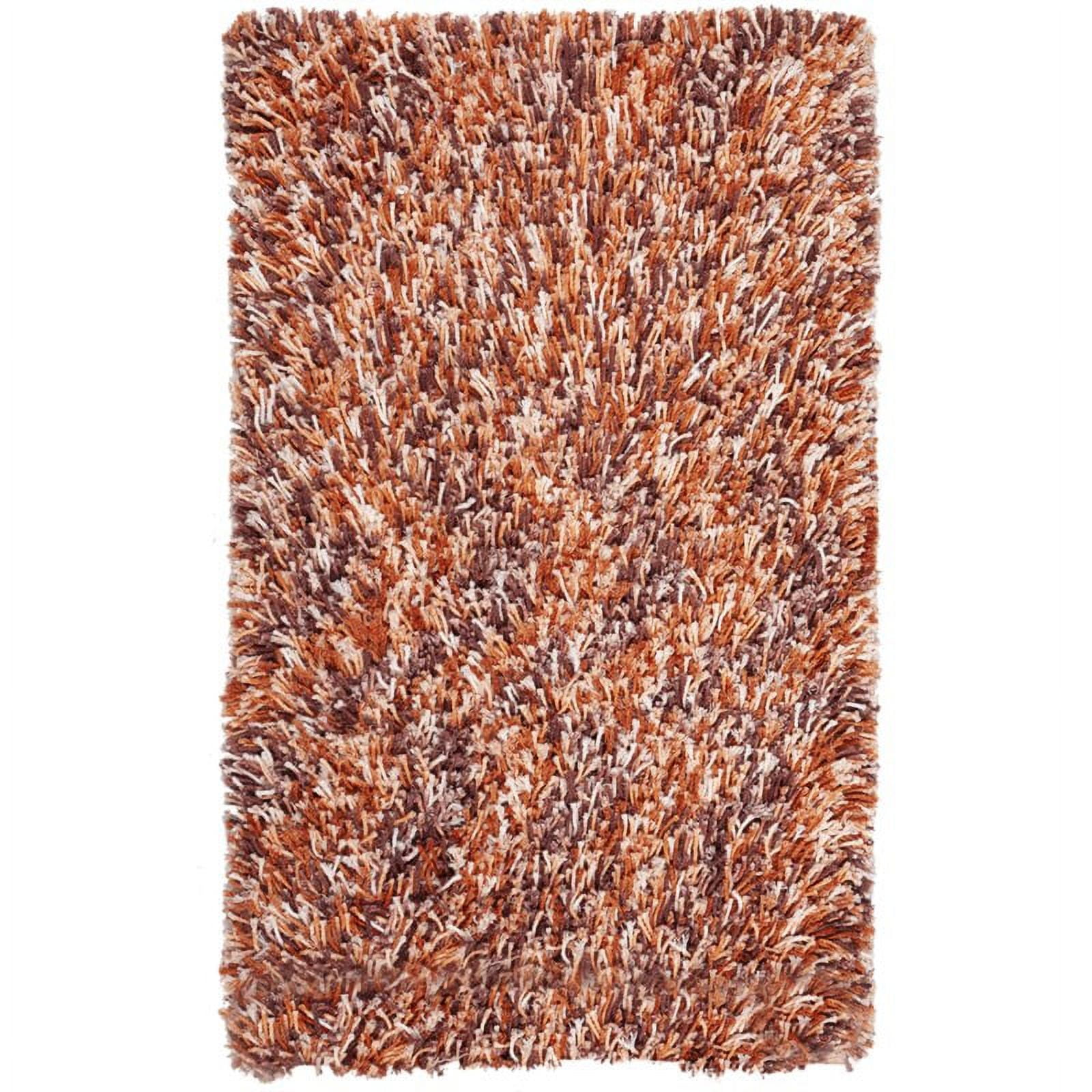 Ivory Elegance 8' x 10' Hand-Tufted Synthetic Shag Area Rug
