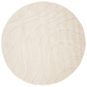 SAFAVIEH Rio Shag Ivy Distressed Area Rug, Light Pink/Multi, 2'3" x 3'9"