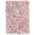 thumbnail image 1 of SAFAVIEH Rio Dallas Geometric Polyester Shag Area Rug, Light Pink, 3' x 5', 1 of 11