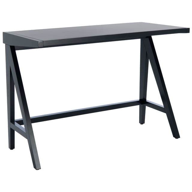 SAFAVIEH Ripley Solid Classic Modern Glam Writing Desk, Black
