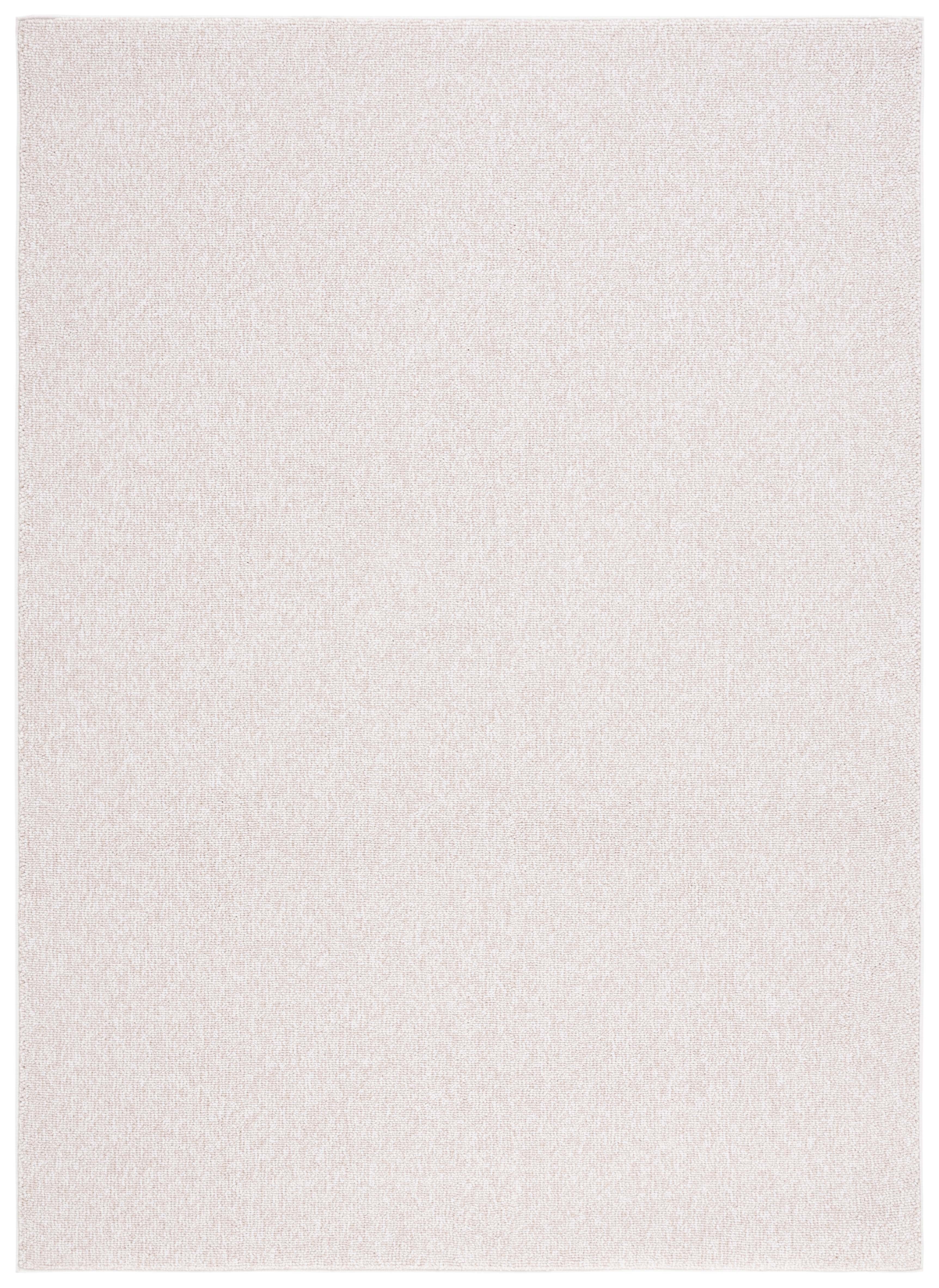 SAFAVIEH River Randa Solid Polyester Area Rug, Beige, 4' x 6'