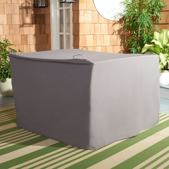 SAFAVIEH Rocklin Outdoor Patio 4 Piece Set Cover, Grey