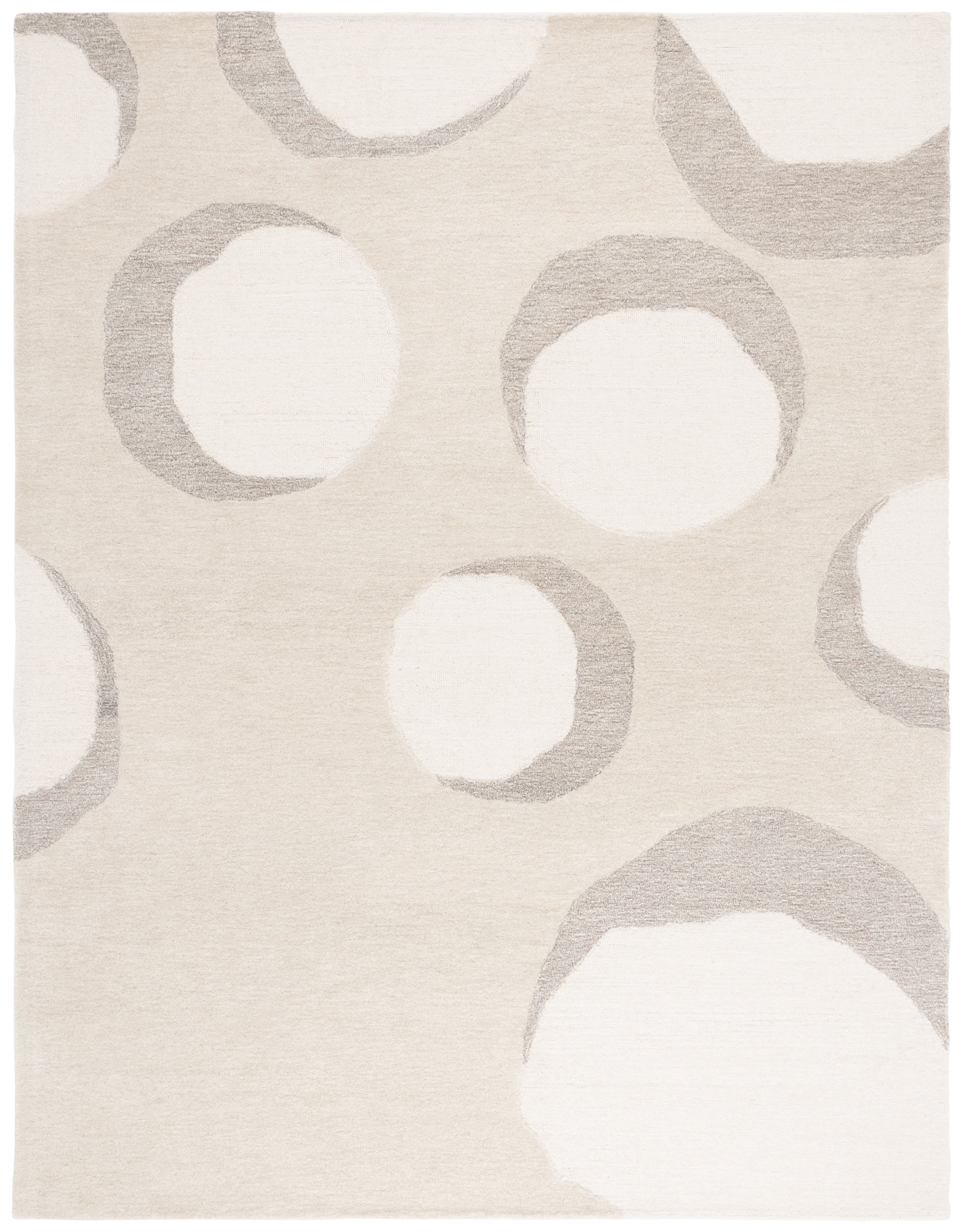 SAFAVIEH Rodeo Augustine Abstract Area Rug, Ivory/Gray, 8' x 10'