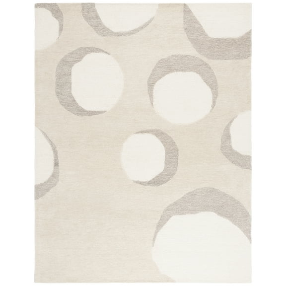 SAFAVIEH Rodeo Augustine Abstract Area Rug, Ivory/Gray, 8' x 10'
