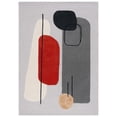 thumbnail image 1 of SAFAVIEH Rodeo Bronte Abstract Area Rug, Gray/Silver, 5' x 8', 1 of 8