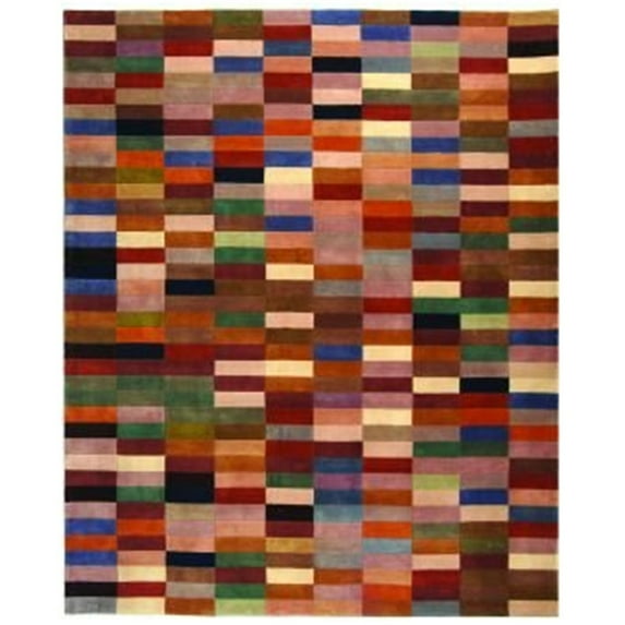 SAFAVIEH Rodeo Drive Bronagh Geometric Wool Area Rug, Multi, 3'6" x 5'6"