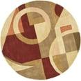 thumbnail image 1 of SAFAVIEH Rodeo Drive Clarissa Abstract Wool Area Rug, Beige/Multi, 4' x 4' Round, 1 of 7