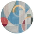 thumbnail image 1 of SAFAVIEH Rodeo Drive Clarissa Abstract Wool Area Rug, Blue/Multi, 4' x 4' Round, 1 of 7
