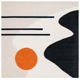 thumbnail image 1 of SAFAVIEH Rodeo Drive Corine Abstract Area Rug, Beige/Black, 6' x 6' Square, 1 of 8