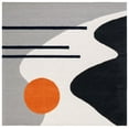 thumbnail image 1 of SAFAVIEH Rodeo Drive Corine Abstract Area Rug, Gray/Black, 6' x 6' Square, 1 of 8