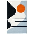 thumbnail image 1 of SAFAVIEH Rodeo Drive Corine Abstract Area Rug, Ivory/Blue, 2'3" x 4', 1 of 11