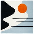 thumbnail image 1 of SAFAVIEH Rodeo Drive Corine Abstract Area Rug, Ivory/Blue, 8' x 8' Square, 1 of 11