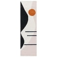 thumbnail image 1 of SAFAVIEH Rodeo Drive Corine Abstract Runner Rug, Blush/Black, 2'3" x 8', 1 of 8