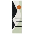 thumbnail image 1 of SAFAVIEH Rodeo Drive Corine Abstract Runner Rug, Green/Black, 2'3" x 8', 1 of 5