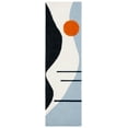 thumbnail image 1 of SAFAVIEH Rodeo Drive Corine Abstract Runner Rug, Ivory/Blue, 2'3" x 6', 1 of 11