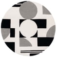 thumbnail image 1 of SAFAVIEH Rodeo Drive Darien Abstract Area Rug, Gray/Black, 6' x 6' Round, 1 of 8