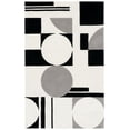 thumbnail image 1 of SAFAVIEH Rodeo Drive Darien Abstract Area Rug, Grey/Black, 4' x 6', 1 of 11