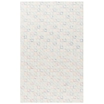 SAFAVIEH Rodeo Drive Declan Geometric Area Rug, Ivory/Blue, 8' x 10'