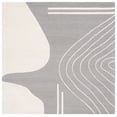 thumbnail image 1 of SAFAVIEH Rodeo Drive Dusan Abstract Area Rug, Gray/Ivory, 6' x 6' Square, 1 of 8
