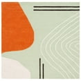 thumbnail image 1 of SAFAVIEH Rodeo Drive Dusan Abstract Area Rug, Green/Rust, 6' x 6' Square, 1 of 8