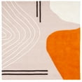 thumbnail image 1 of SAFAVIEH Rodeo Drive Dusan Abstract Area Rug, Ivory/Light Pink, 4' x 4' Square, 1 of 11
