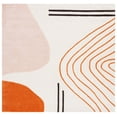 thumbnail image 1 of SAFAVIEH Rodeo Drive Dusan Abstract Area Rug, Ivory/Rust, 8' x 8' Square, 1 of 8