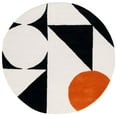 thumbnail image 1 of SAFAVIEH Rodeo Drive Eliza Abstract Area Rug, Rust/Black, 6' x 6' Round, 1 of 8