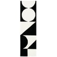 thumbnail image 1 of SAFAVIEH Rodeo Drive Eliza Abstract Runner Rug, Ivory/Black, 2'3" x 8', 1 of 8