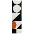 thumbnail image 1 of SAFAVIEH Rodeo Drive Eliza Abstract Runner Rug, Rust/Black, 2'3" x 8', 1 of 8