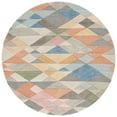 thumbnail image 1 of SAFAVIEH Rodeo Drive Elvin Geometric Area Rug, Grey/Blush, 3' x 3' Round, 1 of 10