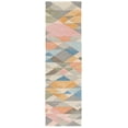 thumbnail image 1 of SAFAVIEH Rodeo Drive Elvin Geometric Runner Rug, Gray/Blush, 2'3" x 8', 1 of 7