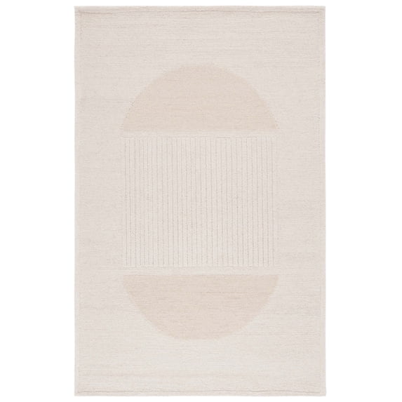 SAFAVIEH Rodeo Drive Gertrude Abstract Area Rug, Ivory/Beige, 5' x 8'