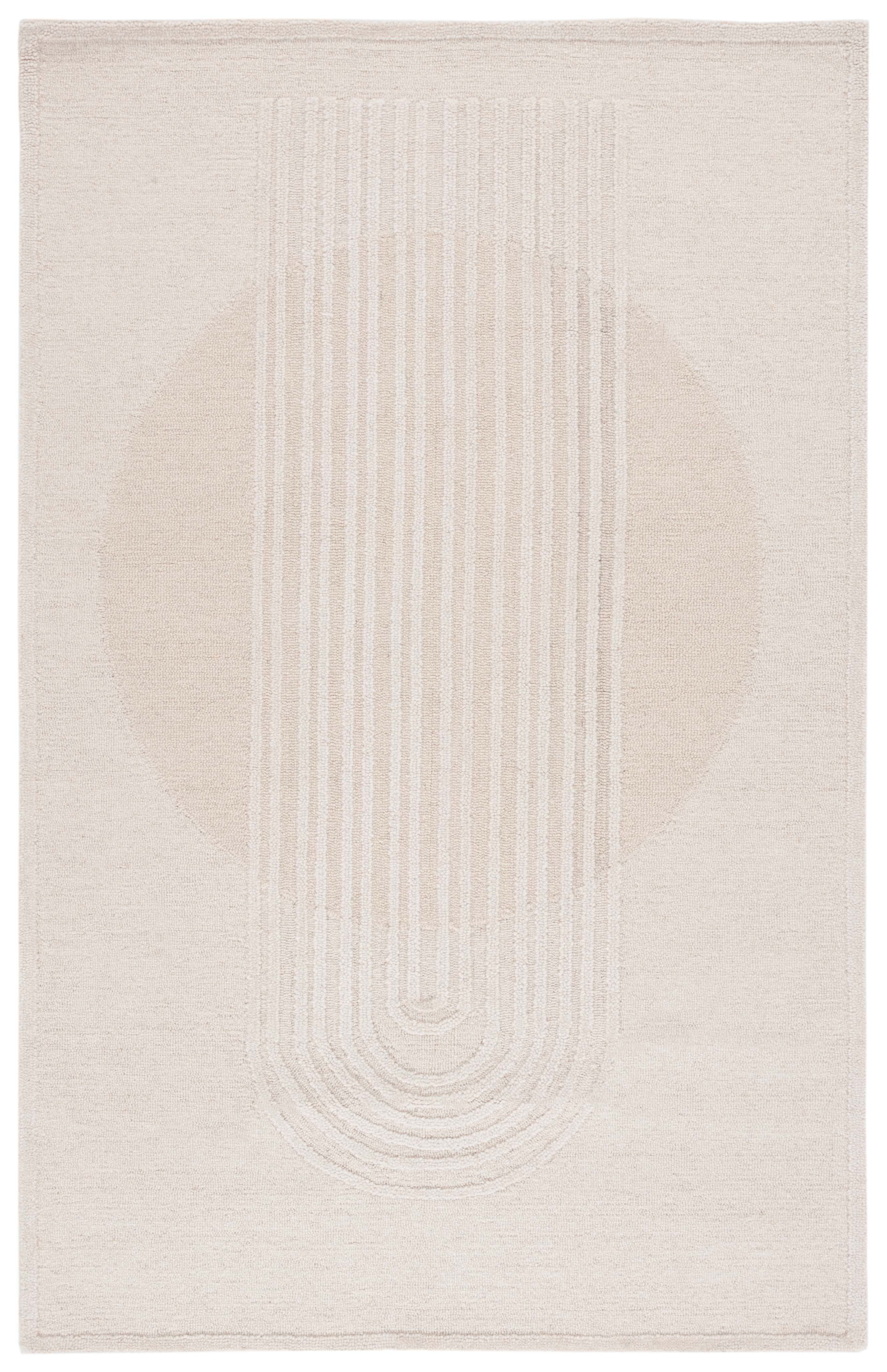 SAFAVIEH Rodeo Drive Guliana Abstract Area Rug, Ivory/Beige, 6' x 9'